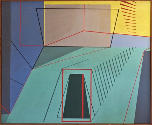 M.A.H. Reijner, a Dream Moved My Grave and Non Wing, 1973, Oil on Canvas-LPM-827291