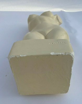 M. Cabrol, Female Bust, 1950s, Plaster-QKG-1372222