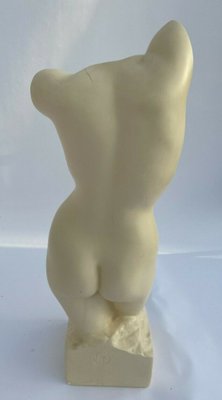 M. Cabrol, Female Bust, 1950s, Plaster-QKG-1372222