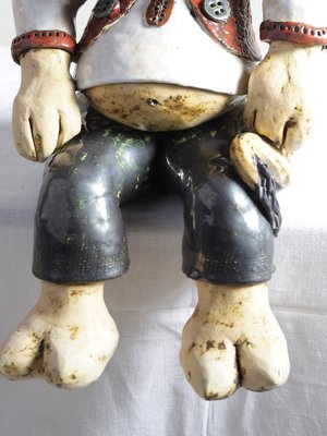 M. Čížková, Naive Folk Devil's Sculpture, 2000s-IND-967907