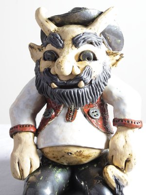 M. Čížková, Naive Folk Devil's Sculpture, 2000s-IND-967907