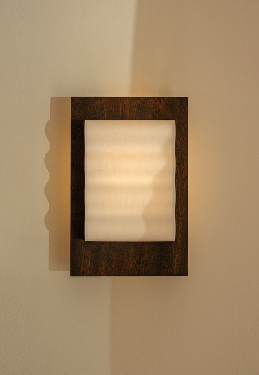 M Frame Light in Wood by Violaine d'Harcourt