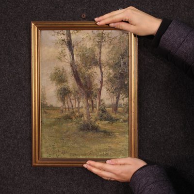 M. Gheduzzi, Small Landscape, 1940, Oil on Board, Framed-RP-1807871