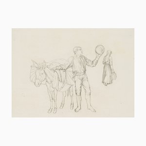 M. Neher, Melon Seller, 1830, Pencil-OJR-1273291