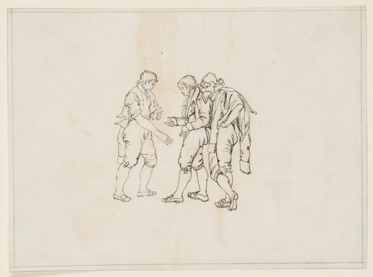 M. Neher, People Studies, 1830, Pencil-OJR-1273286