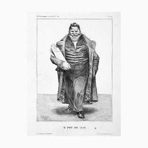 M. Pot de Naz - Original lithograph by Honoré Daumier - 1833 1833-ZCI-757613