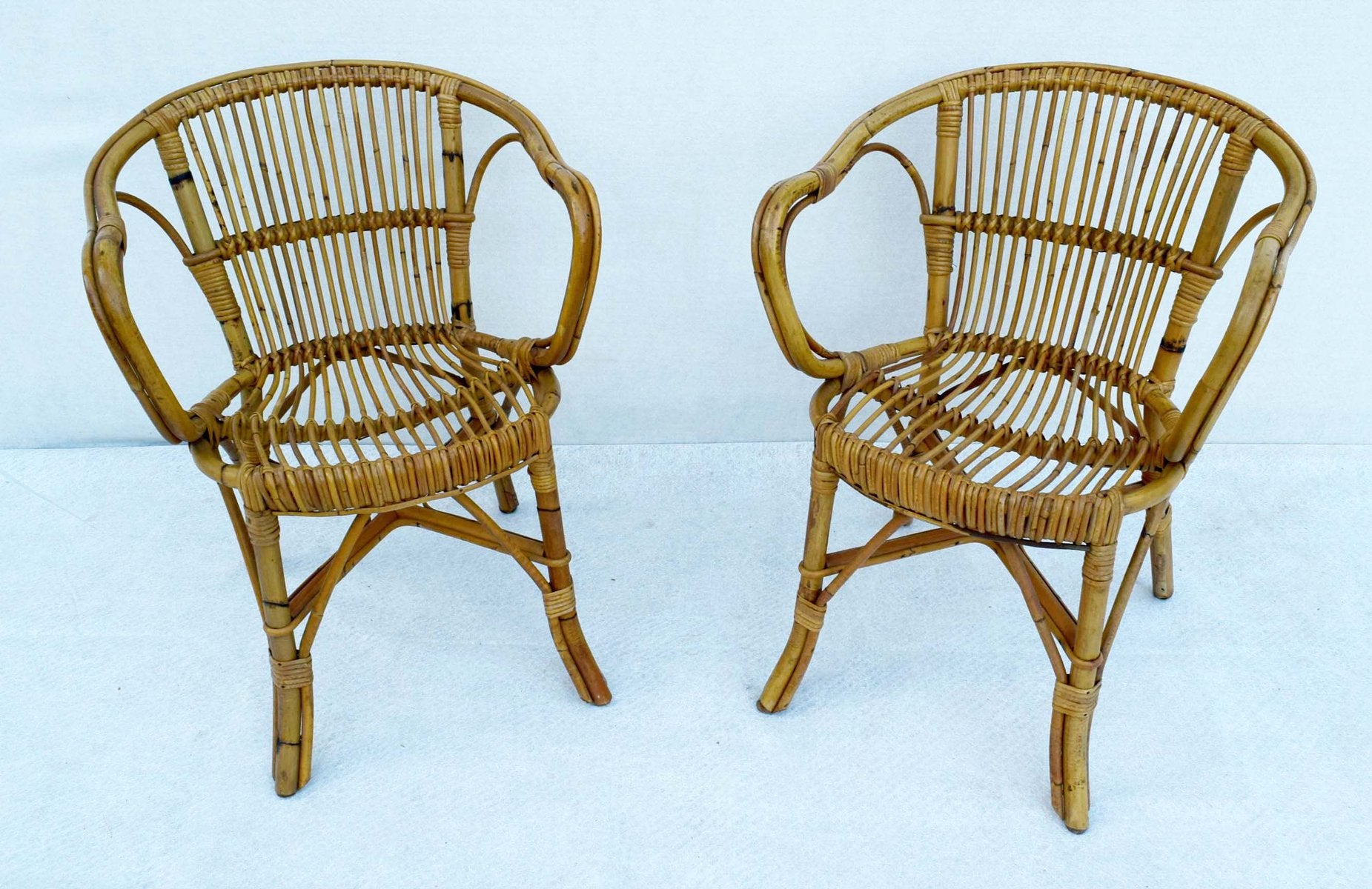 M753 Garden Armchairs from Gervasoni Udine, Italy, 1930s, Set of 2