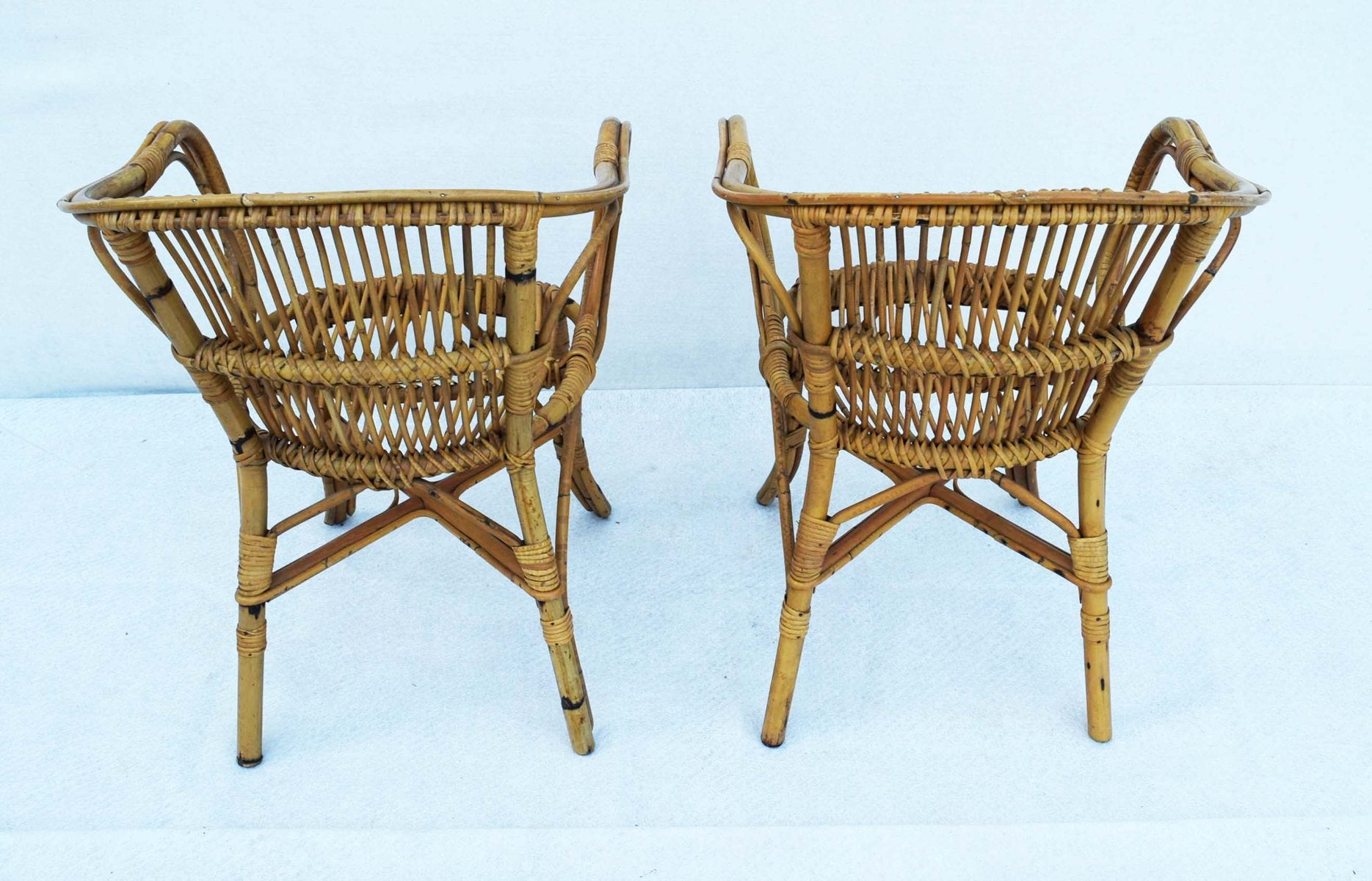 M753 Garden Armchairs from Gervasoni Udine, Italy, 1930s, Set of 2