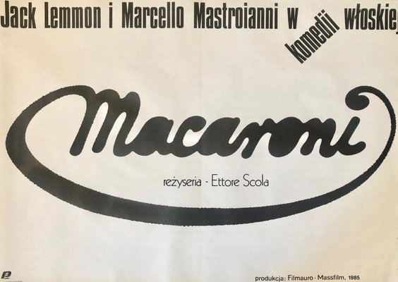 Macaronih Film Poster by M. Wasilewski, 1987-ZCY-1376004