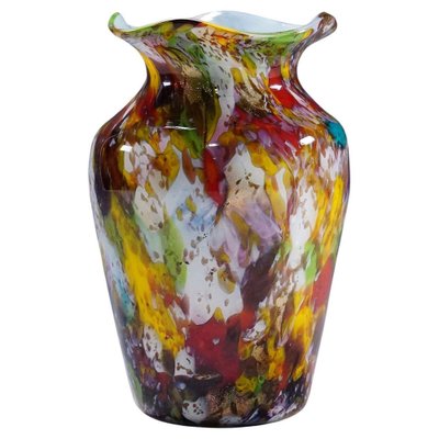 Macchie Art Glass Vase attributed to Barovier, 1920s-KJP-1795294