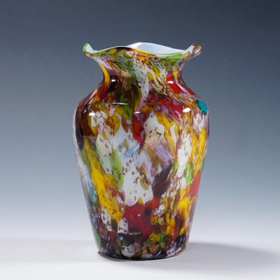 Macchie Art Glass Vase attributed to Barovier, 1920s-KJP-1795294