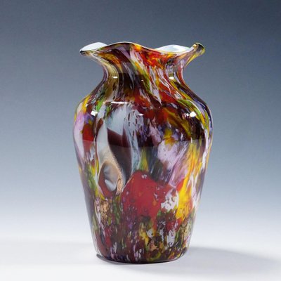 Macchie Art Glass Vase attributed to Barovier, 1920s-KJP-1795294