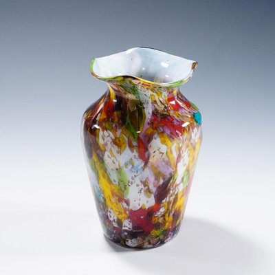 Macchie Art Glass Vase attributed to Barovier, 1920s-KJP-1795294