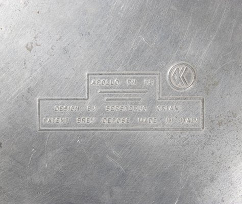 Machined Aluminum Apollo PN58 Ashtray by Sersterug Criant, 1960s-ZCI-2025168