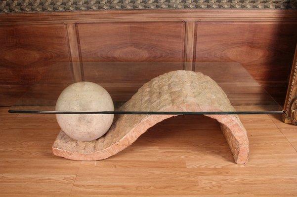 Mactan Stone Coffee Table by Magnussen Ponte, 1980s-KMQ-1706428