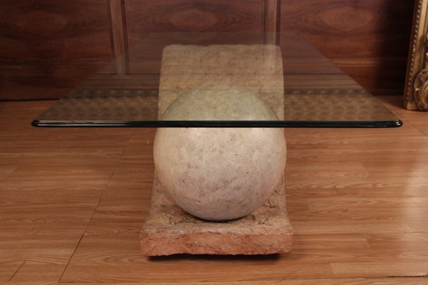 Mactan Stone Coffee Table by Magnussen Ponte, 1980s-KMQ-1706428