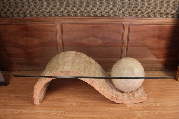 Mactan Stone Coffee Table by Magnussen Ponte, 1980s-KMQ-1706428