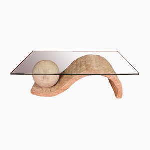 Mactan Stone Coffee Table by Magnussen Ponte, 1980s-KMQ-1706428