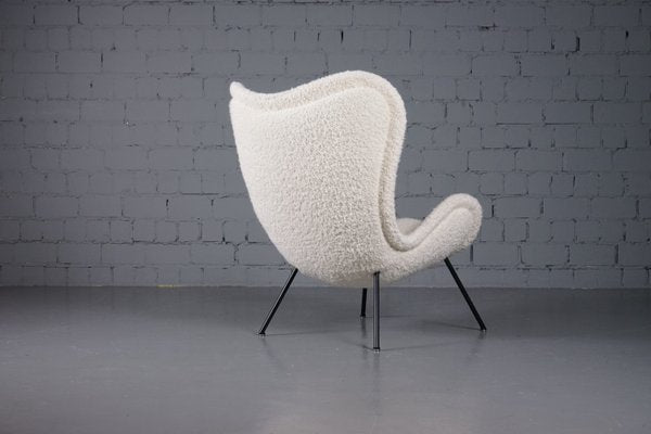 Madame Lounge Chair with Dedar Boucle Fabric by Fritz Neth for Correcta, 1950s-XNJ-1852218