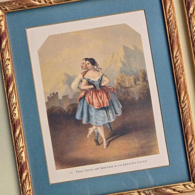 Madame Marie Rambert, Classical Dancers, 1948, Artworks on Paper, Framed, Set of 4-EFY-2036280