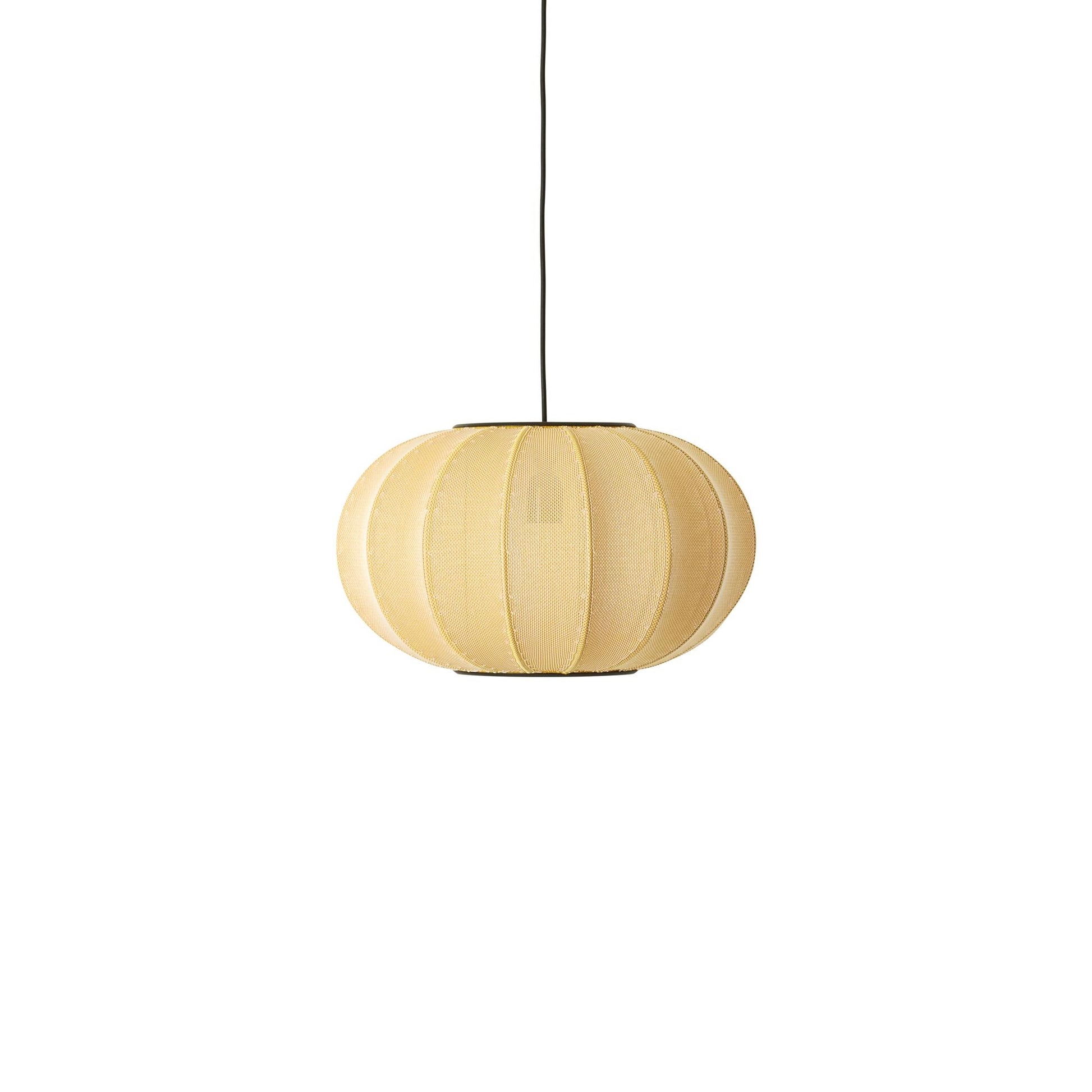 Knit-Wit Oval Pendant Lamp Light Ø45 by Made By Hand #Sunrise