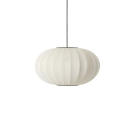 Knit-Wit Oval Pendant Lamp Ø57 by Made By Hand #Pearl White