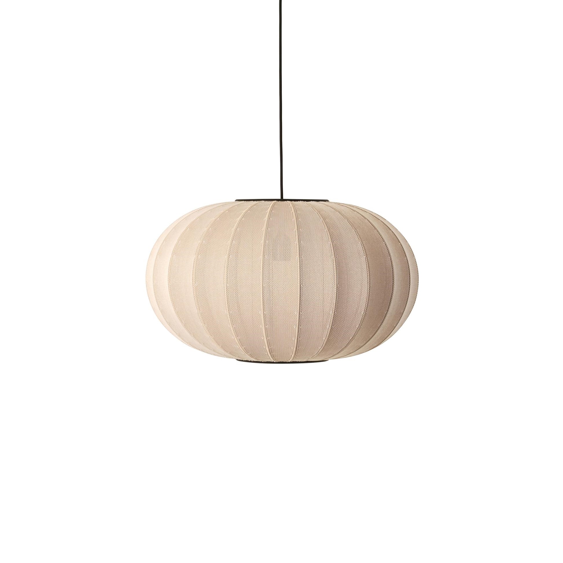 Knit-Wit Oval Pendant Lamp Ø57 by Made By Hand #Stone