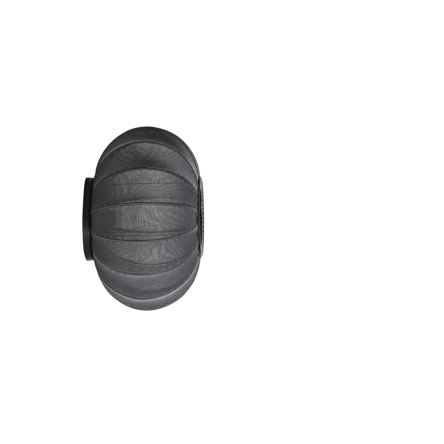 Knit-Wit Oval Wall Lamp Ø45 cm by Made By Hand #Black