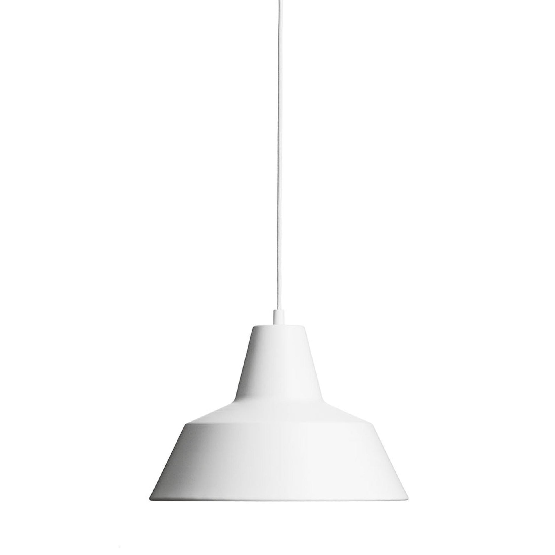 Workshop Lamp Pendant Lamp W3 by Made By Hand #Mat White