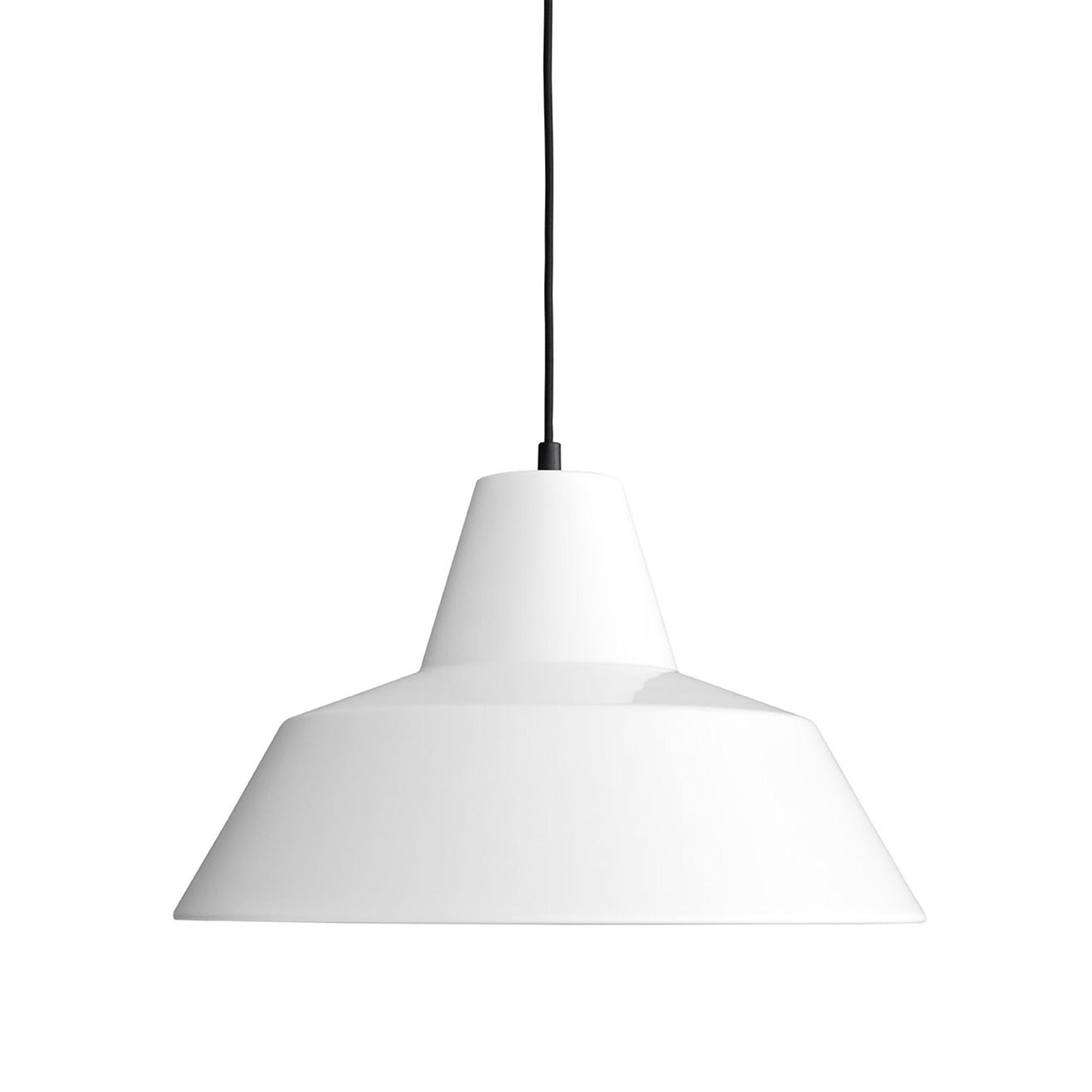Workshop Lamp Pendant Lamp W4 by Made By Hand #White