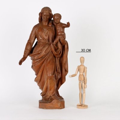 Madonna with Child in Terracotta-VMM-1266543