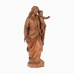 Madonna with Child in Terracotta-VMM-1266543