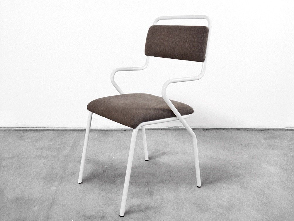 Maestro Taupe Chair by Vincenzo Tamborrino for Officine Tamborrino