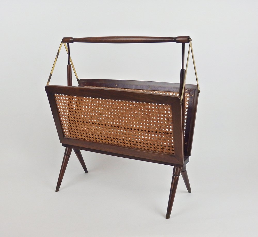 Magazine Rack attributed to Cesare Lacca, 1950s