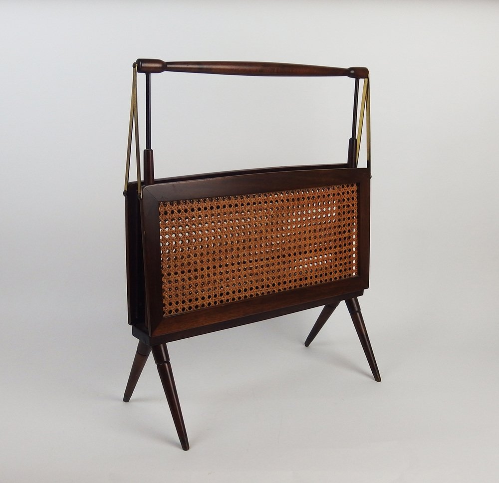 Magazine Rack attributed to Cesare Lacca, 1950s