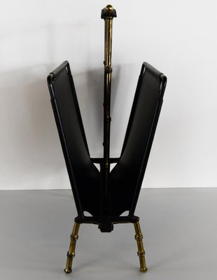 Magazine Rack by Jacques Adnet, 1960s-GU-2043908