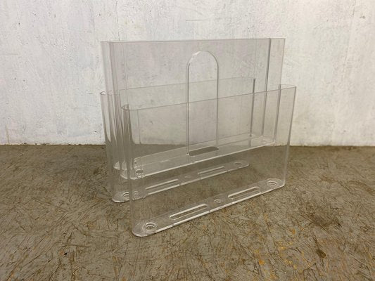 Magazine Rack in Acrylic Glass by Giotto Stoppino for Kartell-GPQ-1704295