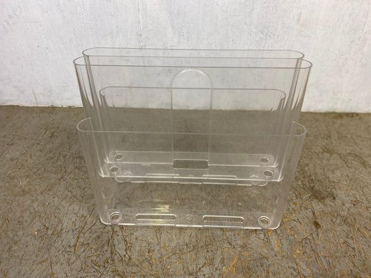 Magazine Rack in Acrylic Glass by Giotto Stoppino for Kartell-GPQ-1704295