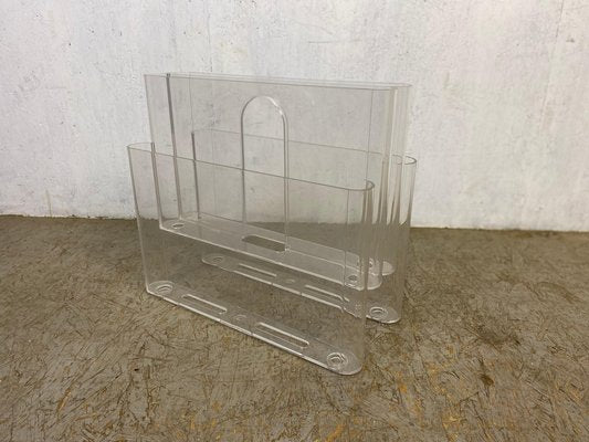 Magazine Rack in Acrylic Glass by Giotto Stoppino for Kartell-GPQ-1704295