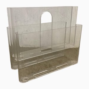 Magazine Rack in Acrylic Glass by Giotto Stoppino for Kartell-GPQ-1704295