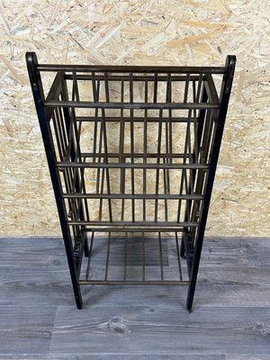 Magazine Rack in Mahogany & Brass from Wiener Werkstätte, Austria, 1900s-EJL-1723935