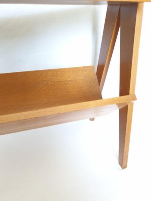 Magazine Rack or Side Table in Oak, 1950s-ADN-1264116