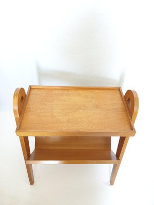 Magazine Rack or Side Table in Oak, 1950s-ADN-1264116