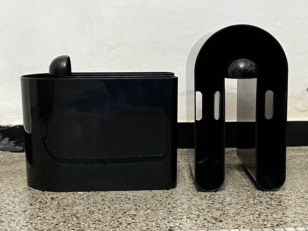 Magazine Racks by Rodolfo Bonetto for Bilumen, 1968, Set of 2