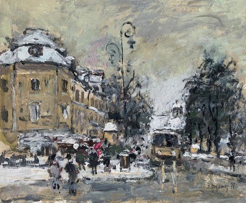 Magdalena Spasowicz, Warsaw, Krakowskie Przedmieście, 1999, Oil & Oil on Board-XHG-2016334