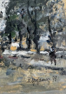 Magdalena Spasowicz, Warsaw, Krakowskie Przedmieście, 1999, Oil & Oil on Board-XHG-2016334