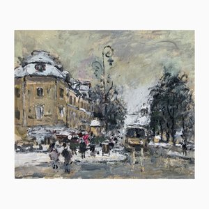 Magdalena Spasowicz, Warsaw, Krakowskie Przedmieście, 1999, Oil & Oil on Board-XHG-2016334