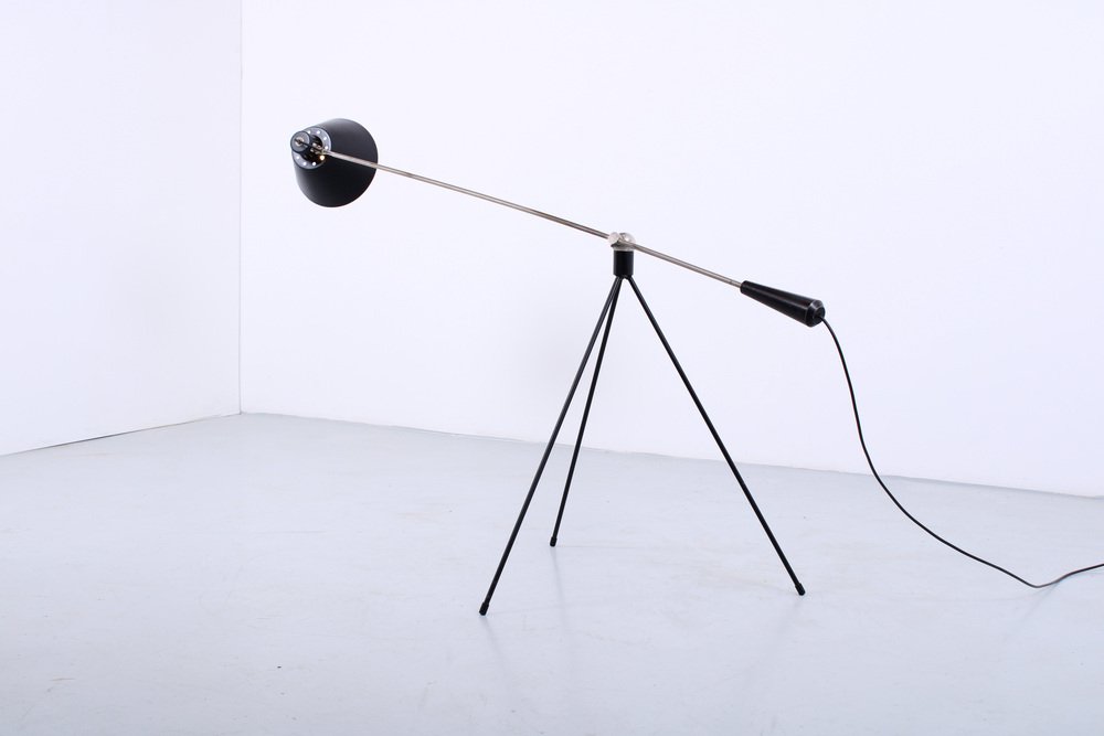 Magneto Grasshopper Floor Lamp by H. Fillekes for Artiforte, 1950s