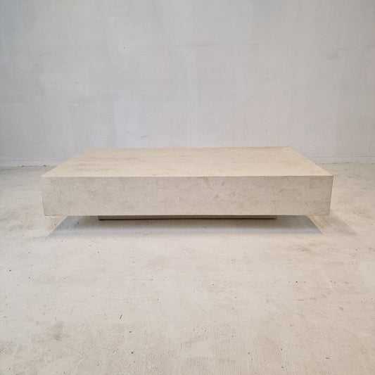 Magnussen Ponte Mactan Stone Coffee Table, 1980s