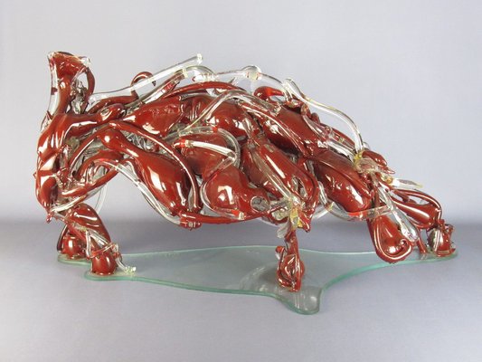 Mahatma Marchi, Bull Sculpture, 1972, Blown Glass-PWG-1818503